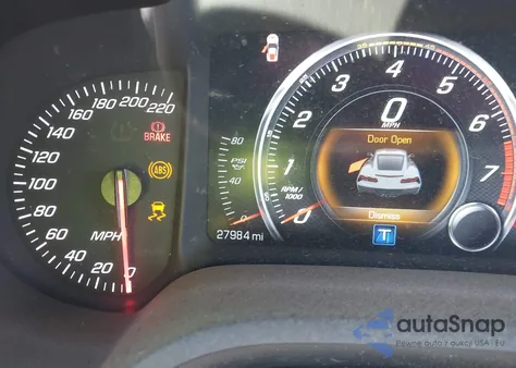 2015 Chevrolet Corvette Z06 из США, поврежденный, VIN 1G1YU2D69F5607570